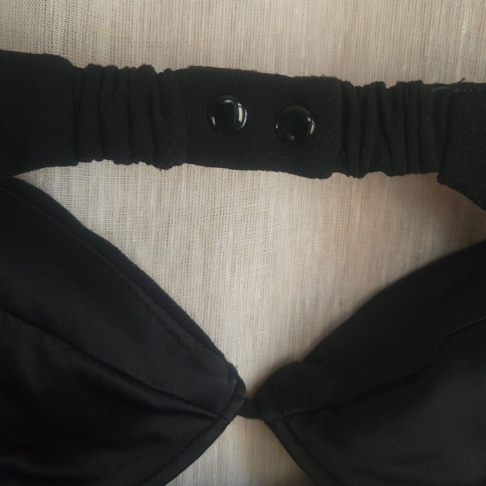 Bardot Vienna Bustier Midi Dress Black Classic Size 6/Medium Sexy Valentine's - Picture 9 of 14
